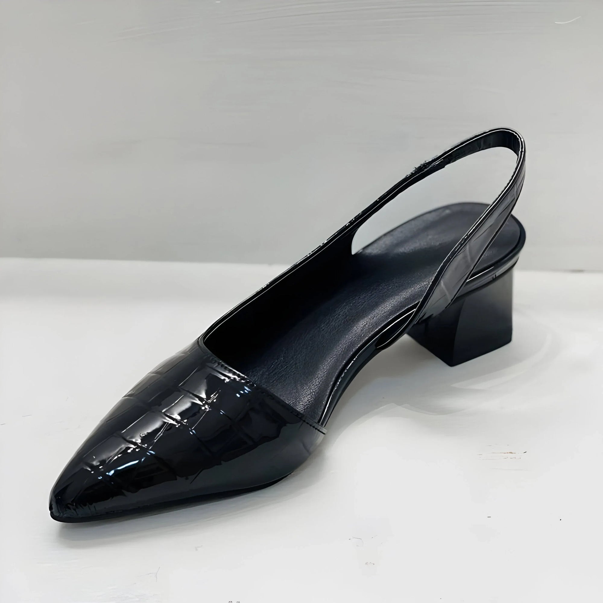 Olga - Elegant Square Heeled Shoes