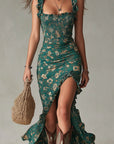 Caroline | Boho Retro Maxi Dress