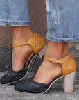 Emma | Women Spring Chunky Heel Mary Janes