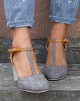 Emma | Women Spring Chunky Heel Mary Janes