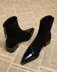 Hazel | Women’s Winter Block Heel Ankle Boots
