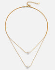 Sophisticated Layered Pearl Necklace