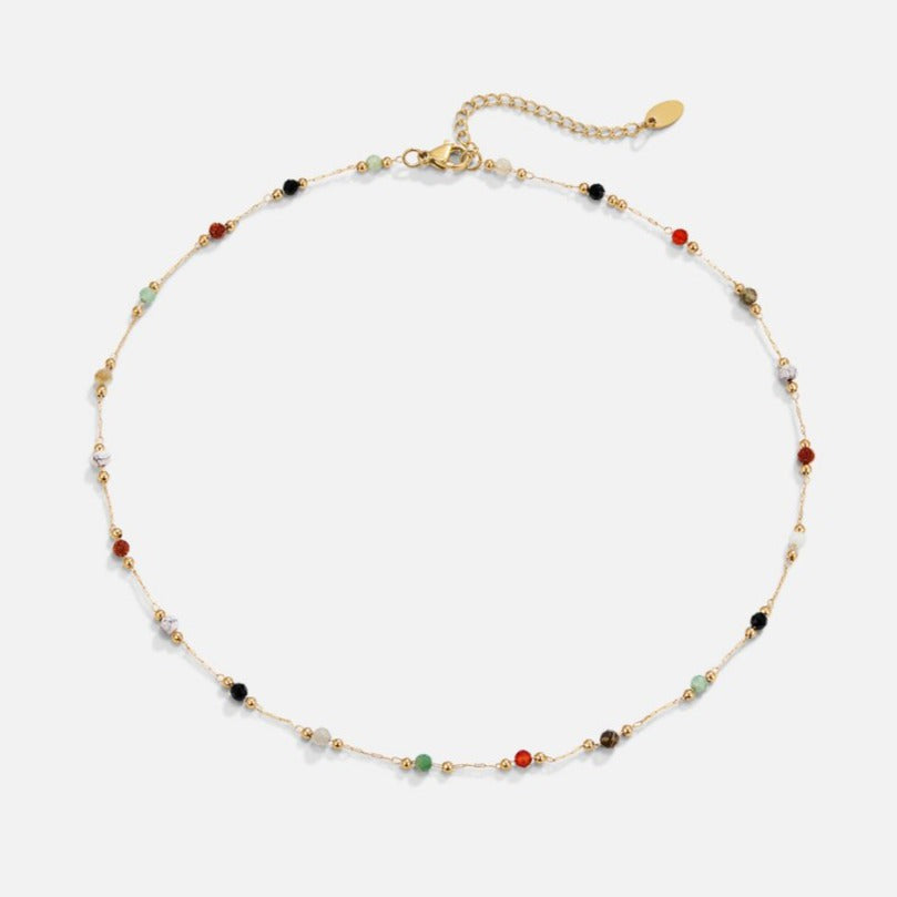 Minimalistic Pendant with Stone