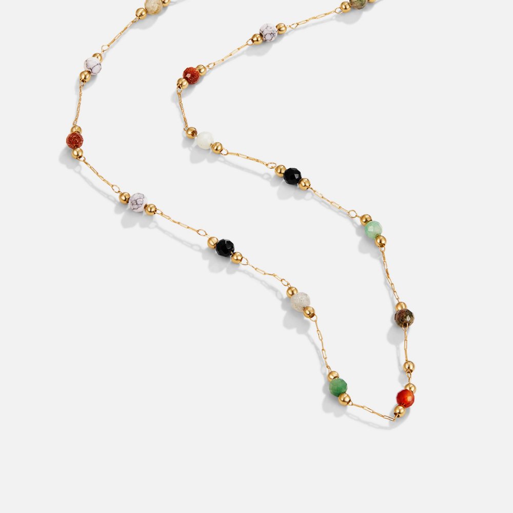 Minimalistic Pendant with Stone