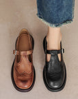 Mattea | Elegant Mary Janes Made Of Leather