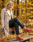 Gisela - Comfortable orthopedic shoes with leather effect
