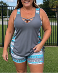 Ashley – Tankini Swim Set with Adjustable Sides