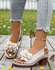 Alivia | Sandals for Women with floral pattern