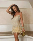 Margaret | Women’s Summer Fitted Sequin Cocktail Mini Dress