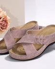 Comfora™ | Light and stable wedge sandals for all-day comfort