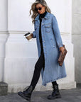 Maya | Stylish Long Denim Jacket
