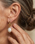 Knotted Pearl Earrings