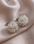 Classic Inlaid Pearl Earrings