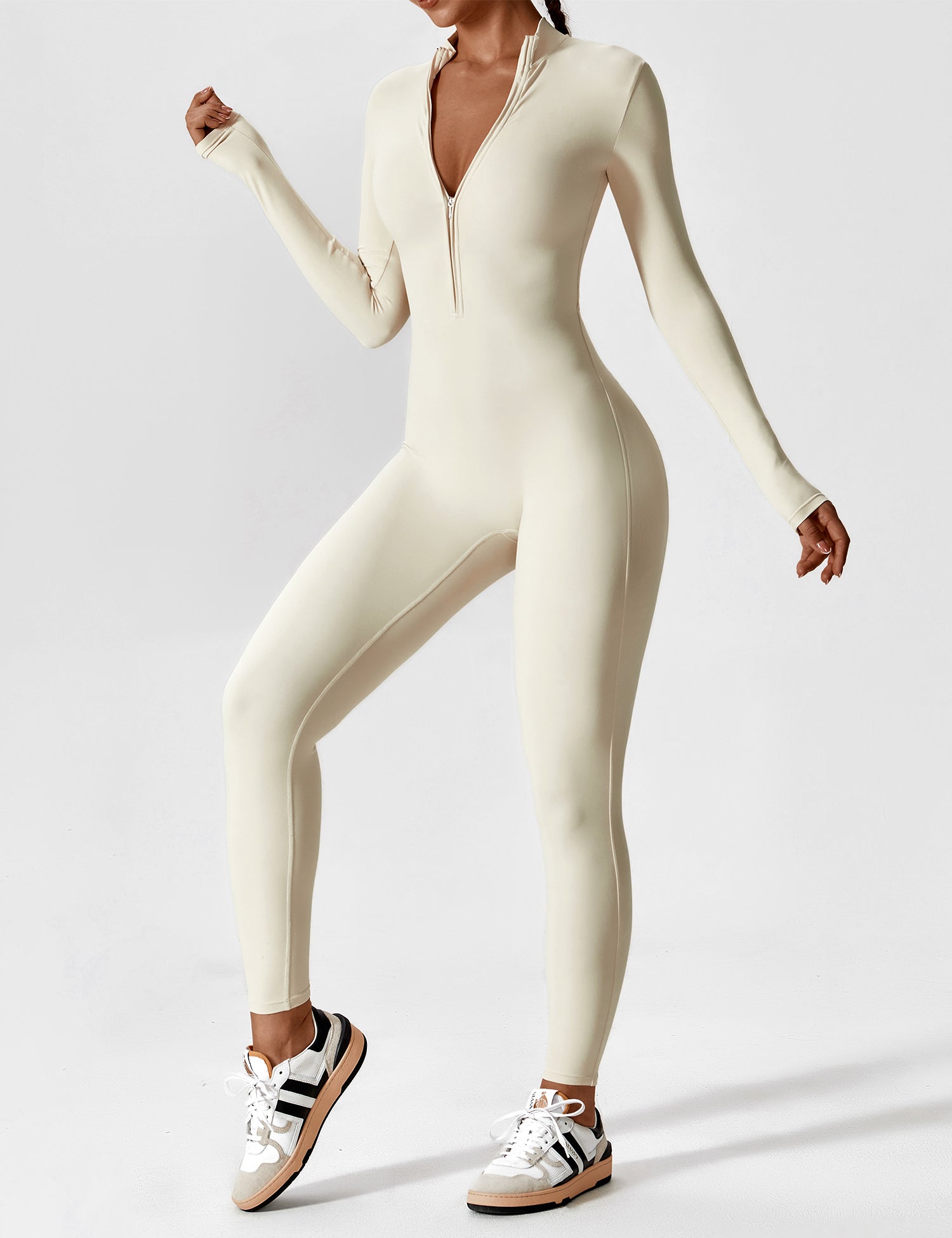 Penelope | Women’s Summer Long Sleeve Zip Set